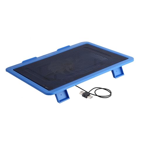 Laptop Cooling Pad portátil USB con ventilador y RGB azul miniatura 5