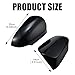 JSCARLIFE 2012-2020 T-oyota Yaris ABS Mirror Covers | Direct - Fit Side Mirror Caps, Effortless Clip - On Install (Black)