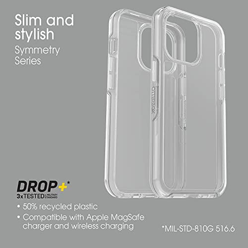 OtterBox Symmetry Series Clear Case for Apple iPhone 13 Pro - Polycarbonate, Wireless Charging Compatible, Non-Retail Packaging (Stardust 2.0) - image 5