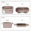 ZTUJO Purse Organizer, Bag Organizer, Insert Purse Organizer With 2 Packs In One Set For LV NeoNoe Noe Series perfectly