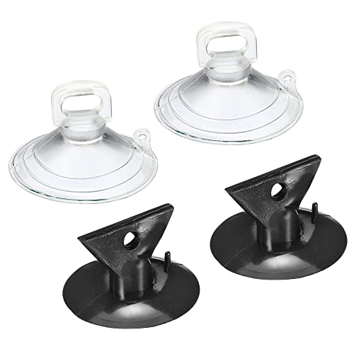 MECCANIXITY Bulb Changers, 35mm 38mm Dia. PVC Suction Cup Light Lamp Replacing Tools for GU10 MR16 Bulbs, 2 Size 2 Color, Pack of 4