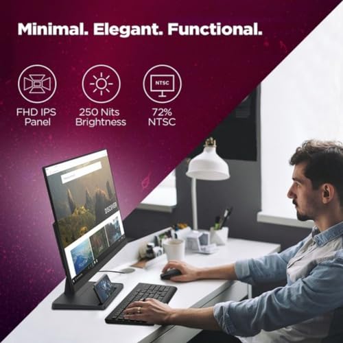 Image of Lenovo L-Series 68.58 cm (27 inch) FHD IPS Ultraslim Monitor |16.7 Mn Colors, 75Hz, 4ms, AMD FreeSync, HDMI, TUV Eye Comfort & Low Blue Light, Smart Display Customization Artery - L27e-30