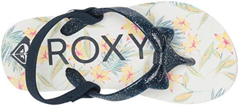 Roxy Girl's TW Fifi flip Flop Sandals, Navy/Navy, 5 M M US Toddler | Image 4