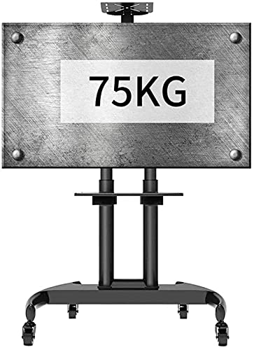 Soporte móvil para TV con estante y ruedas para 32 a 70 pulgadas miniatura 1