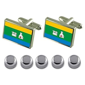 Select Gifts Hemdjurk Studs Yekaterinburg stad Rusland vlag manchetknopen