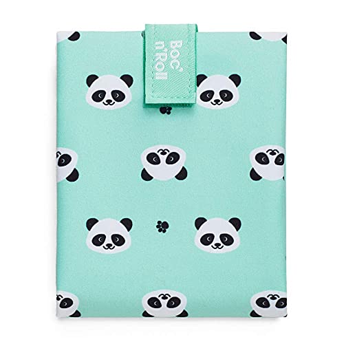 Roll'eat ® | Bolsa Merienda, Porta Bocadillos con Envoltorio Reutilizable, Porta Alimentos Ecológico sin BPA, Bolsa de...