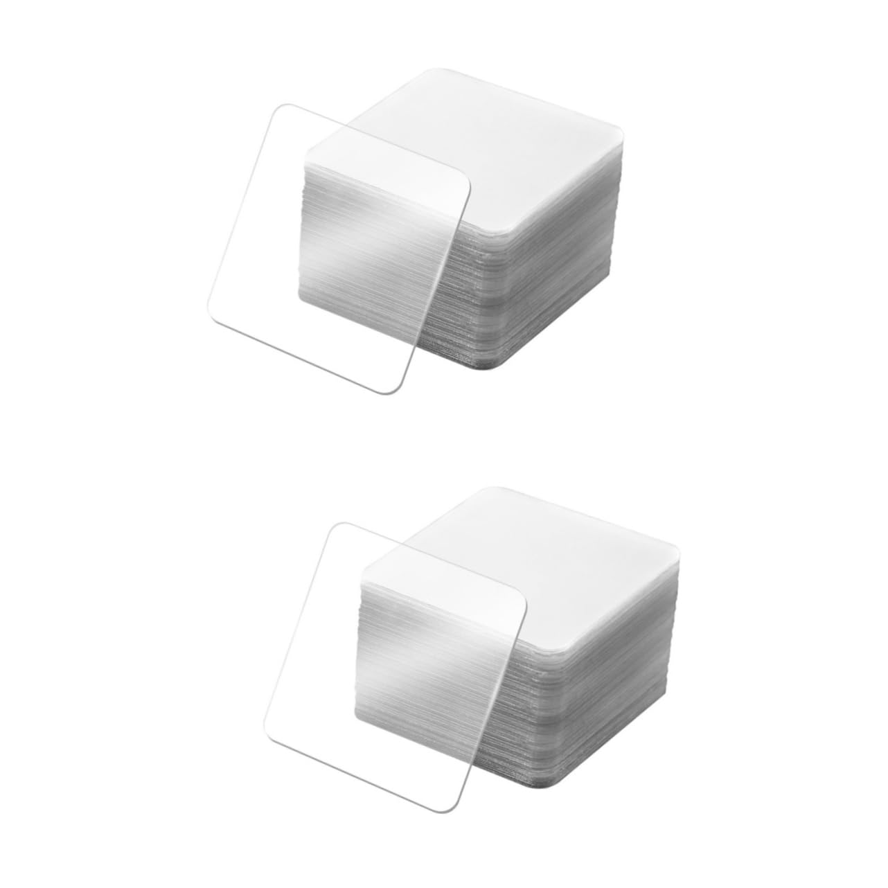 SHINEOFI 200 piezas Cinta Adhesiva Doble Cara Nano Transparente Unidades Cuadrada Fuerte Para Colgar Cuadros y Decoración Pared Sin Daños