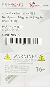 First4Magnets Neodym-Magnete F042-N35-50 Set 50
