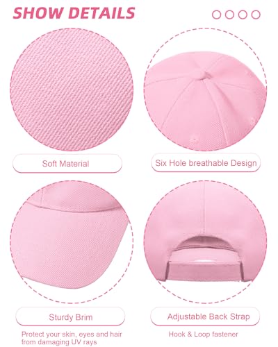 Image of Foaincore 36 Pack Blank Baseball Cap Bulk Adjustable Back Strap Sublimation Hats Plain Unisex Trucker Hat for Men Women