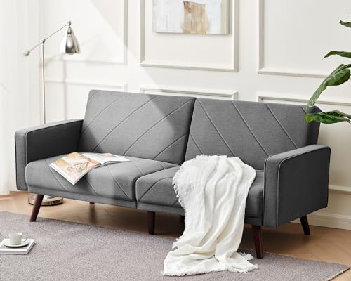 Z-hom Fabric Futon Sofa Bed, 77.5