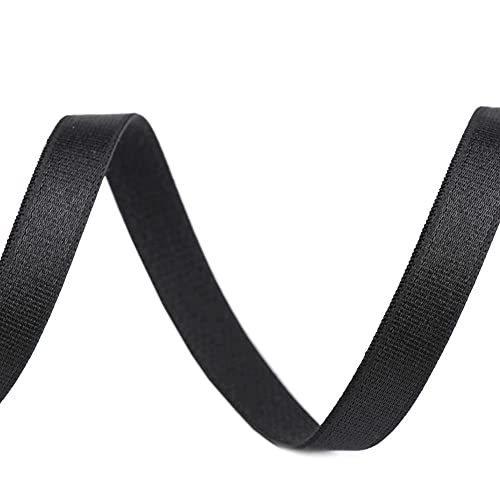 BIG-SAM - BH-Träger Gummiband | 10 mm Breite Ideal für Trägershirt oder Büstenhalter | Preis per Meter (Schwarz) Cover