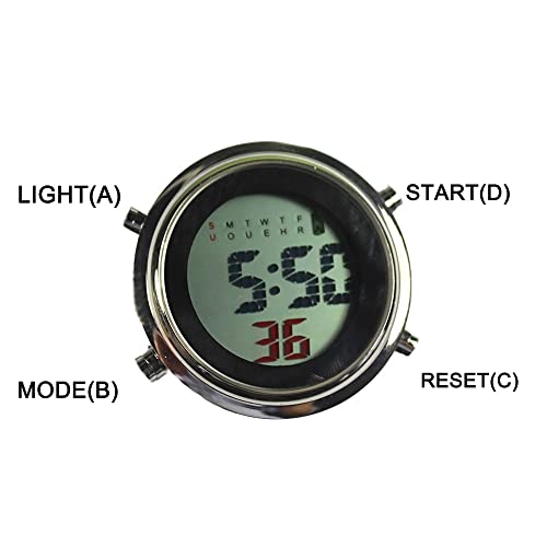 SagaSave Digitale Fob Horloge, Digitale Display Verpleegster Horloge Stille Elektronische Lichtgevende Horloge met Pin… - Image 6