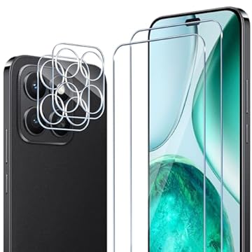 ELYCO Pellicola Protettiva Compatibile con Honor X8B/X8C, 2 Pezzi Vetro Temperato + 2 Pezzi Pellicola Fotocamera, 9H Durezza Anti-Graffo/Anti-Olio Niente Bolle Schermo Pellicola