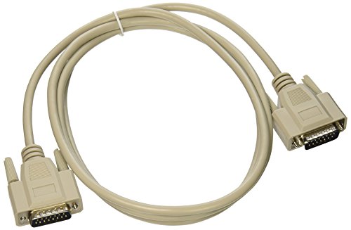 Monoprice 6ft DB15 M/M 1:1 Molded Cable - Beige