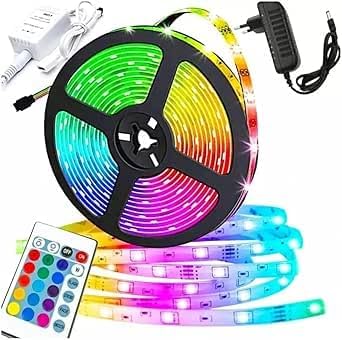 Fita LED RGB 5050 Colorida 5 Metros...