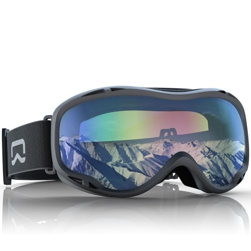 SKIWARRIOR Ski Goggles Anti-Fog Snow Goggles - Dual Lenses UV