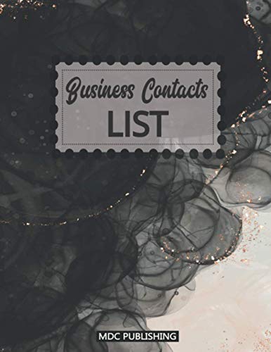 Business Contacts Organizer: Address Book with Space for Nearly 2500 contacts | Record Names, Email Addresses, and Phone Numbers | Large Format (The Business Journals by MDC Publishing)