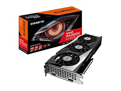 GIGABYTE Radeon RX 6500 XT Gaming OC 4G Graphics Card, WINDFORCE 3X Cooling System, 4GB 64-bit GDDR6, GV-R65XTGAMING OC-4GD Video Card (Renewed)