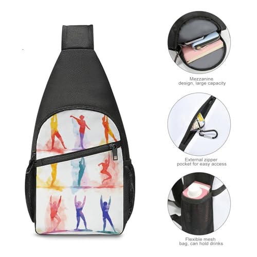 Mochila Deportiva Tipo Sling para Hombro y Pecho miniatura 5