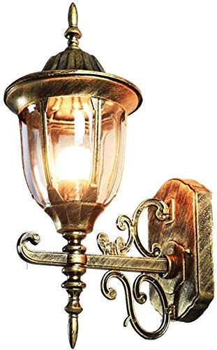 Lumière murale pour escalier extérieur et jardin de villa style rustique européen