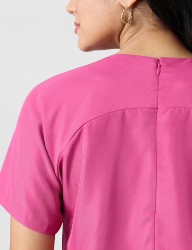 Image of Symbol Premium Women's Polyester Crop Top (Relaxed Fit | Stylish | Desk-to-Dinner) (Available in Plus Sizes)