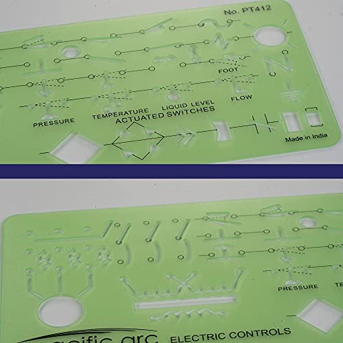 Image of Pacific Arc Electrical Controls Template Guide, Standard Symbols Used in Machinery and Automation Circuits