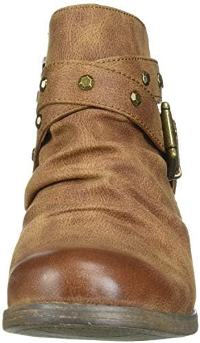 WHITE MOUNTAIN Shoes SAVANT Women's Boot, SADDLE/WAXY/FABRIC W/LEOPARD, 7 M | Image 1