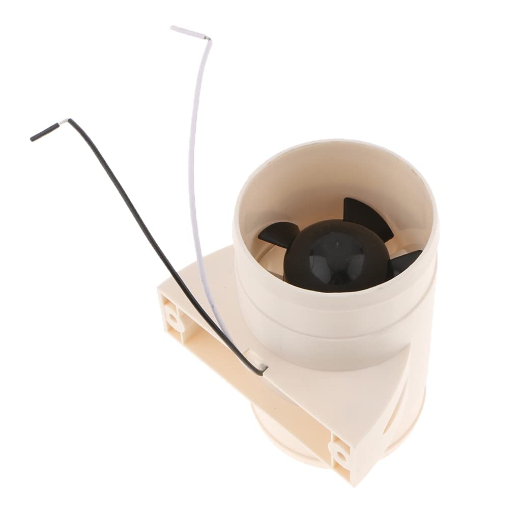 Accesorios Ventilador en línea silencioso de 3 Pulgadas, Ventilador de enfriamiento de Flujo de Aire Tranquilo de 12 V for circulación de Aire en conductos, respiraderos, Carpas de Cultivo, Blanco