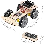 RC Kit de voiture robot pour les enfants 8-12 12-16, STEM Les kits scientifiques, STEM Projets, dons pour 8 9 10 11 12 13 14 15 16 Année Vieux Garçons Filles Adolescents, Ingénierie Cool Construction Jouets