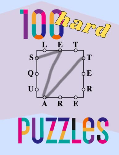 100 Hard Letter Square Puzzles: 100 word games as seen in the NYT (Word Boxes) image 2