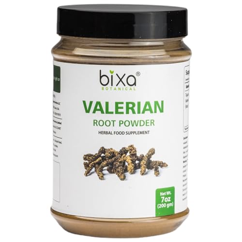 bixa BOTANICAL Valerian Root Powder (Valeriana Wallichii), Supports Mental Relaxation & Tranquil Sleep - 7 Oz (200G)