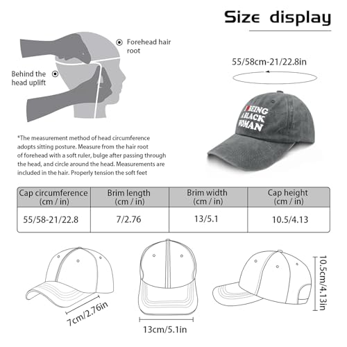 Gorra unisex 'I Love Being a Black Woman' para running miniatura 3