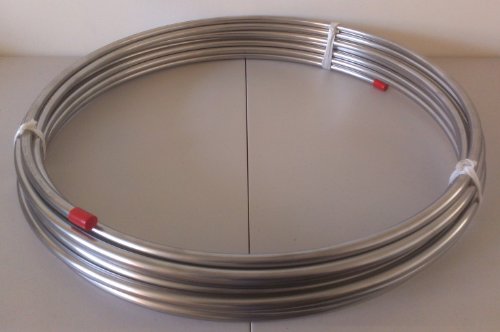O.D. x 50' Stainless Steel Tubing Coil - Type 316 SS Tubing (.028