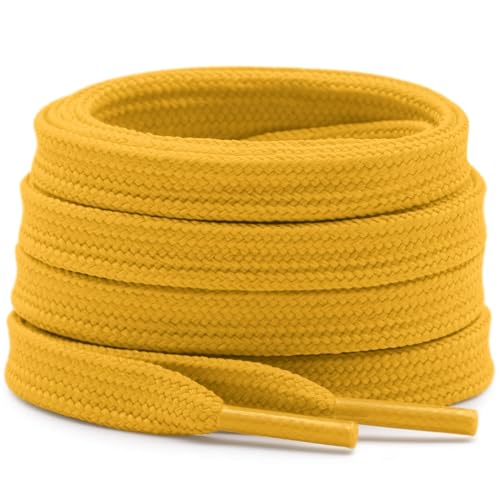 Image of DELELE Solid Flat Shoelaces Hollow Thick Athletic Shoe Laces Strings 2 Pair