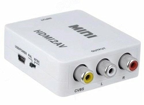 ADAPTADOR CONVERSOR DE AV RCA PARA HDMI - HDMI2AV