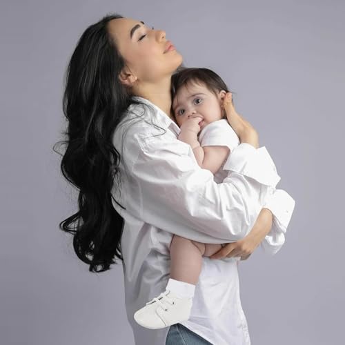 5 Pcs Baptism Bib for Baby Boys Cross Christening Socks Shoes Hat First Rosary White Outfits Toddler Infant First Communion Baptism Gift for Boys Girls Cross Bib Christening Shoes and Socks4