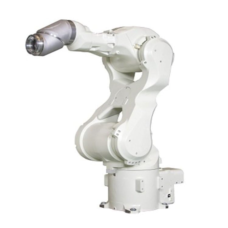 Industrial Robotic Arm for Automated Spray Painting, 6-Axis, White