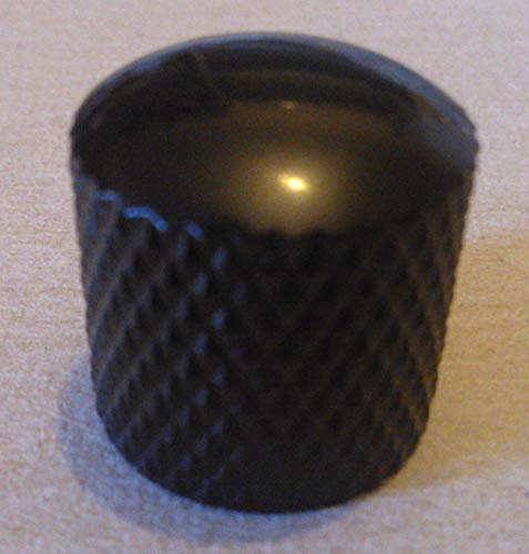 Manopola Pot Knob Zigrinata Nera