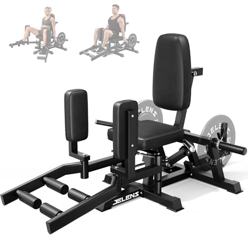JELENS HA01 Hip Abductor Machine Abduction Adduction Machine with Adjustable Resistance Plate Loaded Inner and Outer Thigh Trainer for Home Gym Glute and Leg Strength Training