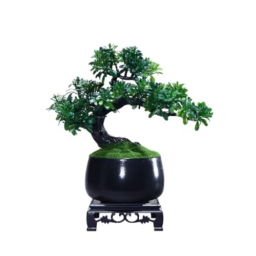 Árbol falso pino para decorar interiores oscuros sin riego ni sol 2
