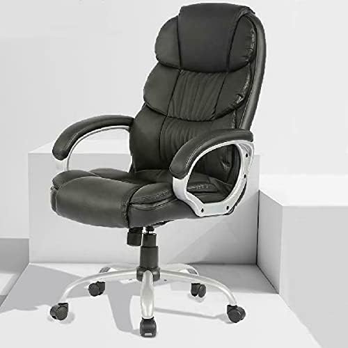 Office Chair PU Leather Ergonomic Office Chair Desk Computer w/Lumbar Support Arms Headrest Desk Chair Gaming Chair