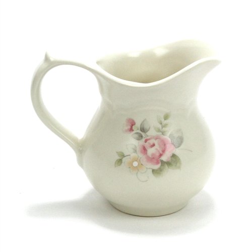 Tea Rose by Pfaltzgraff, Stoneware Cream Pitcher Tea Rose by Pfaltzgraff, Stoneware Cream Pitcher