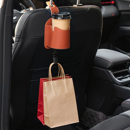 Portavasos multifuncional para carro 3 en 1 naranja