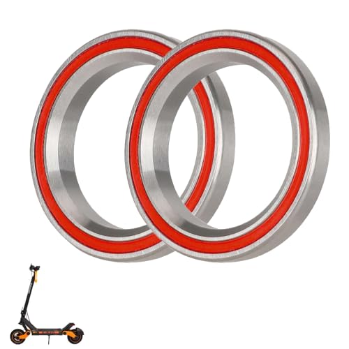 CERFFOOL Roulements à Billes de Scooter pour Kukirin G3 G4 Roulement de Direction en Acier Inoxydable Pièces de Rechange pour Scooter Électriques Accessoires (2 PCS)