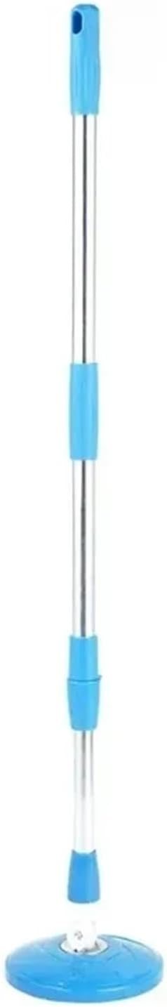 Rotating Mop Handle Replacement Floor 360 Degree Rotating Mop Handle Without Foot Pedal Cleaning Tool Kit(Red)