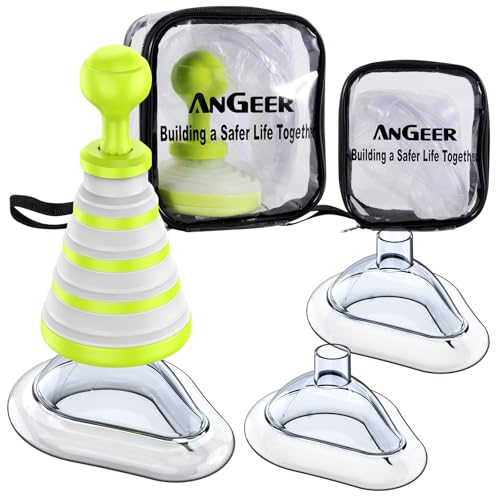 Choking Rescue Device, Collapsible Anti Choking Device for Baby and Adults, EasyFoldVac Portable Airway Suction Device for Children, First Aid Kit for Kids and Adults - Home Kit