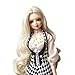 High Temperature Synthetic Fiber Hair Wig BJD Doll Wigs for 1/3 1/4 1/6 BJD SD Doll (613C)