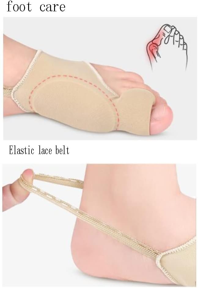 DEAVER Bunion Corrector & Big,Toe Straightener Bunion Protector Sock,with Heel Strap Toe Separator,Bunion Splint for Pain Relief Hallux Valgus Corrector