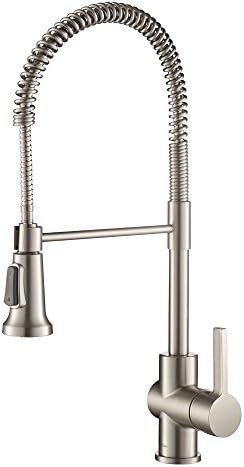 Kraus KPF-1690SFS Britt Pre-Rinse/Commercial Kitchen Faucet with Dual Function Sprayhead in all-Brite Finish, Spot Free Stainless Steel