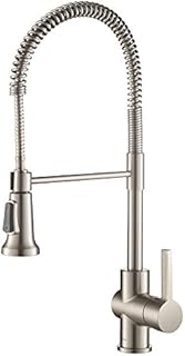 Kraus KPF-1690SFS Britt Pre-Rinse/Commercial Kitchen Faucet with Dual Function Sprayhead in all-Brite Finish, Spot Free Stainless Steel